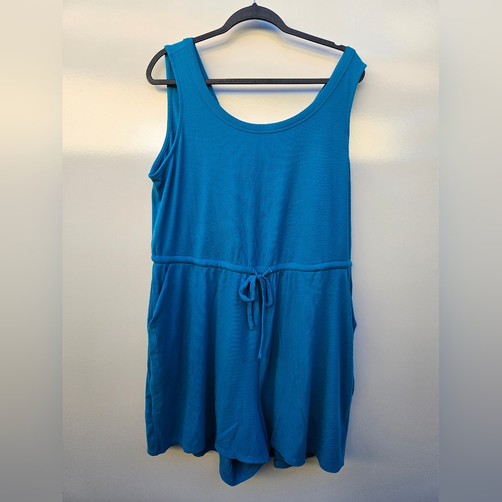Torrid Blue Sleeveless Romper